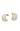 White Acrylic Gold Earring