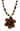 Tortoise Shell Flower Necklace