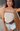 Contrast Leather Scarf Top