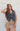Denim Western Crop Vest Top
