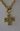 Hammered Cross Toggle Necklace