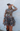 Floral Mesh Organza Ruffled Mini Dress