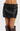 Vegan Leather Mini Belted Skirt