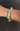 Cuff Bracelet with Stone Accents
