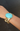 Oval Turquoise Statement Bangle