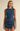 Denim Open Back Skirt Set