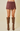 Mid Waist Suede Mini Skort