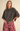 Smoked Brown Marled Mock Neck Sweater