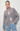 Zane Striped Mock Neck Zip Up Jacket