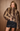 Faux Fur Deer Print Zip Jacket