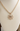Cross Pendant Pearl Accent Necklace
