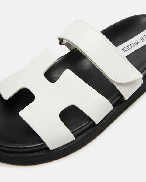 White/Black Mayven Sandals