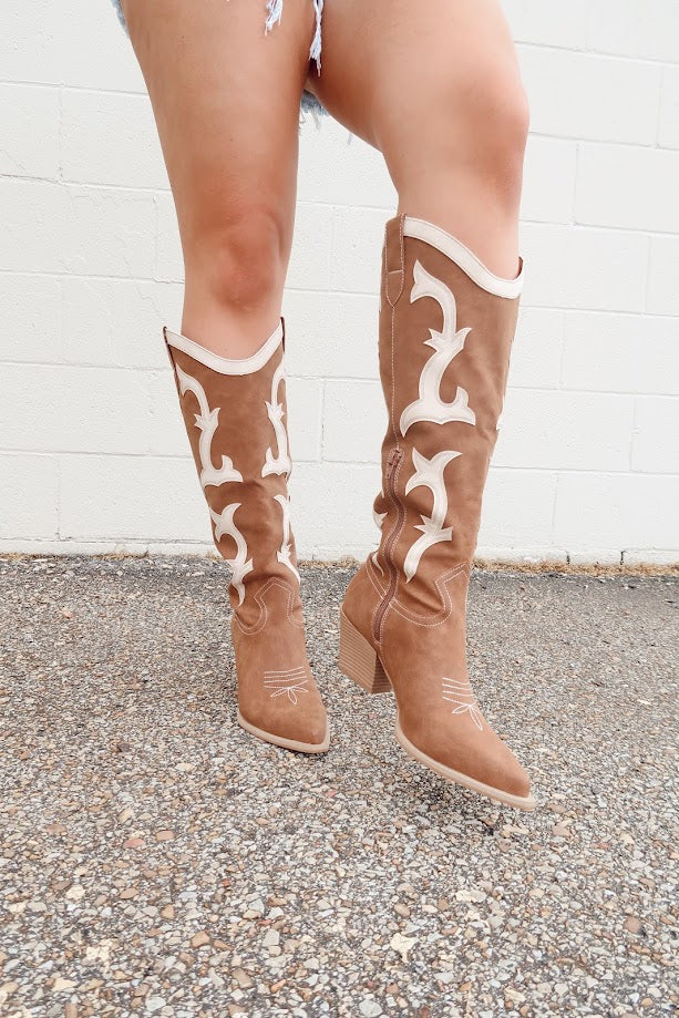 Brown Adriana Cowgirl Boot