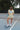 JLY Dot Mock Neck & Stripe Short Set