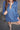 Long Sleeve Denim Collar Mini Dress
