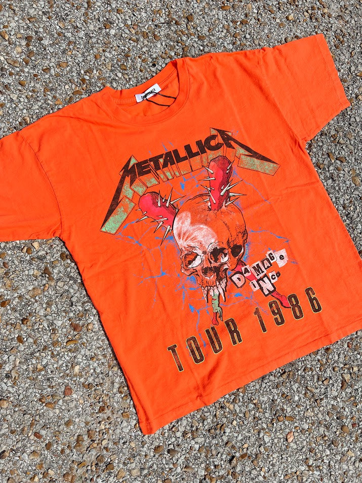 Metallica Damage Inc Tour 1986 Daydreamer Tee