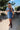 Suede Contrast Denim Dress