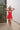 Cherrie V Neck Lace Trim Polka Dot Dress