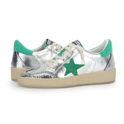 Silver/Green Denisse Sneaker