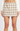 Square Print Plaid Mini Skirt