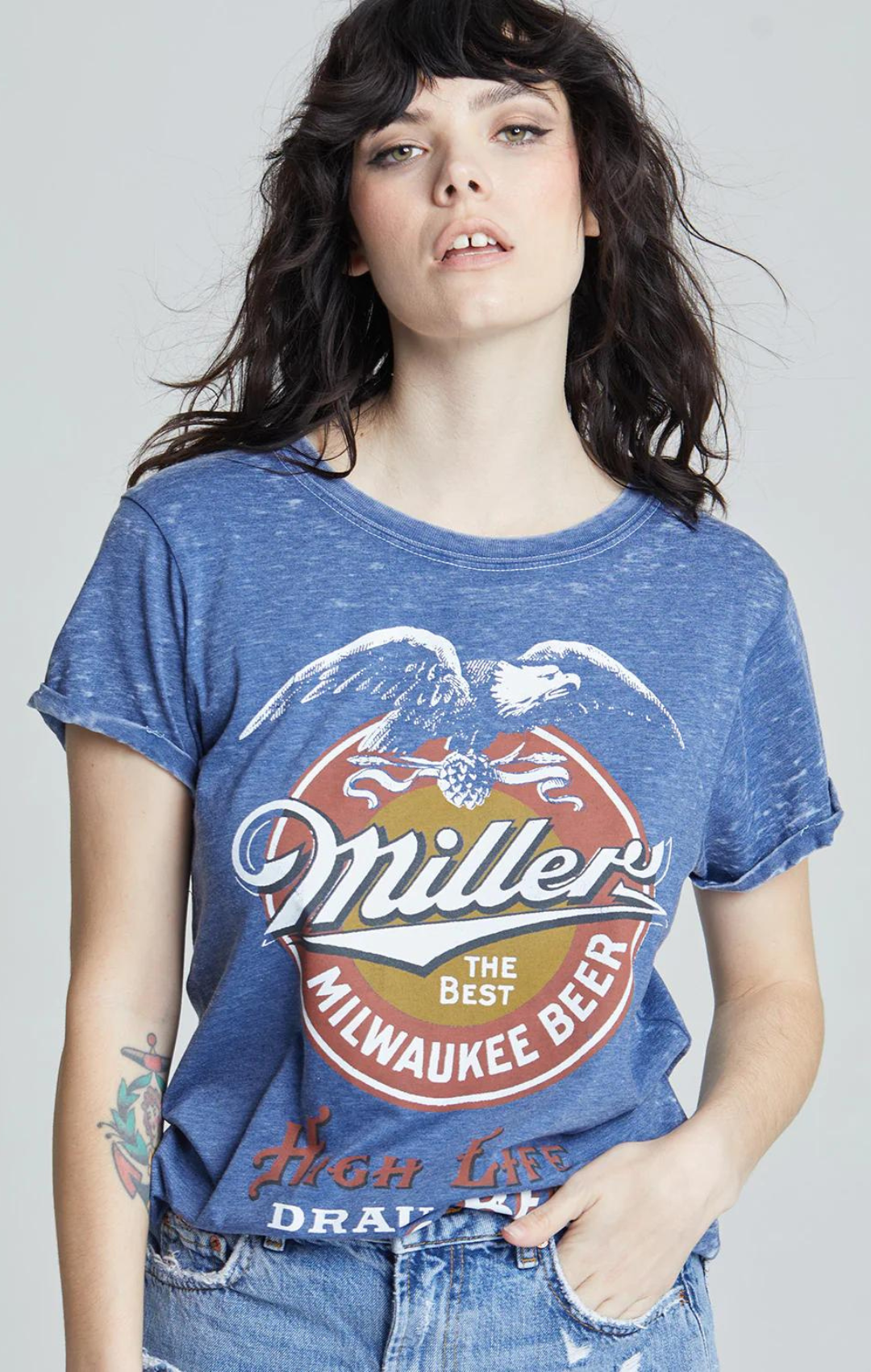 Miller High Life Burnout Tee by Recycled Karma