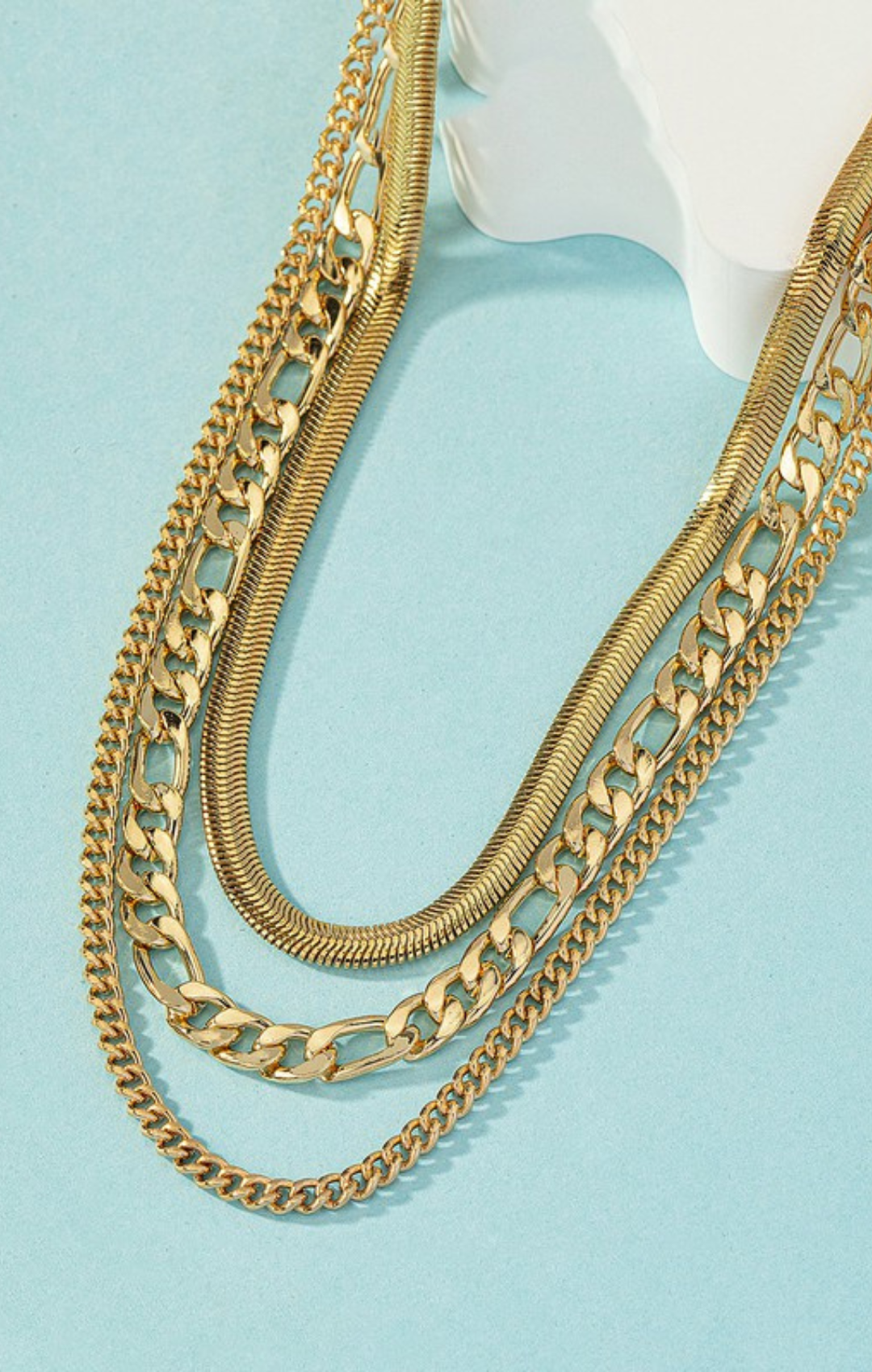 Max Layered Chain Necklace
