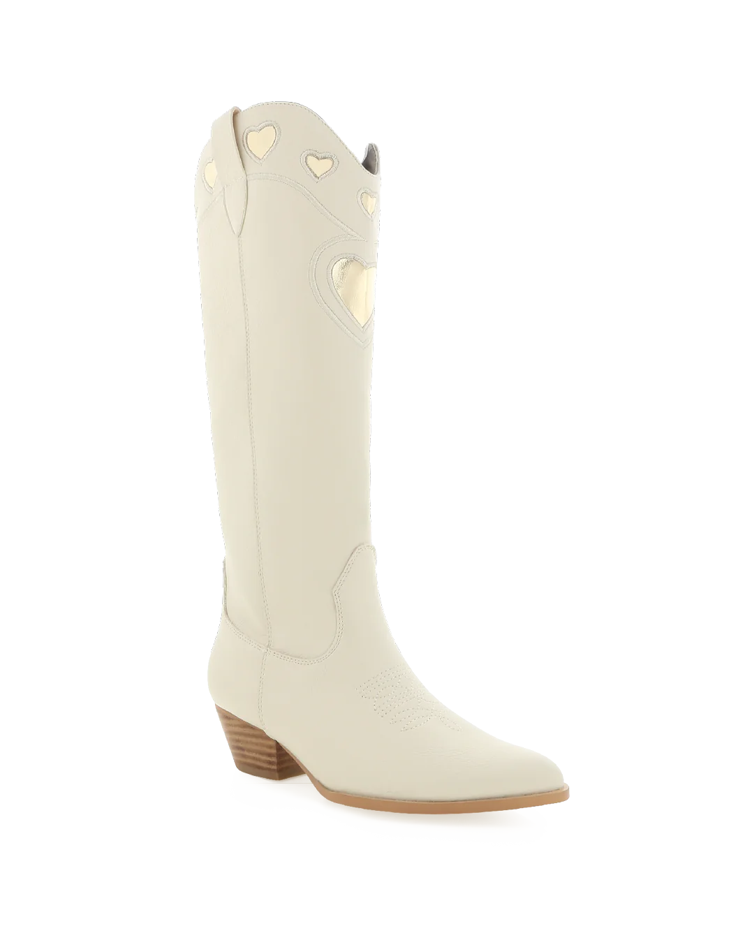 Ivory Velma Heart Boots by Billini