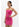 Fuchsia Seashell Buckle Top