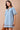 Washed Denim Contast Corduroy Dress