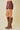 Mid Waist Suede Mini Skort