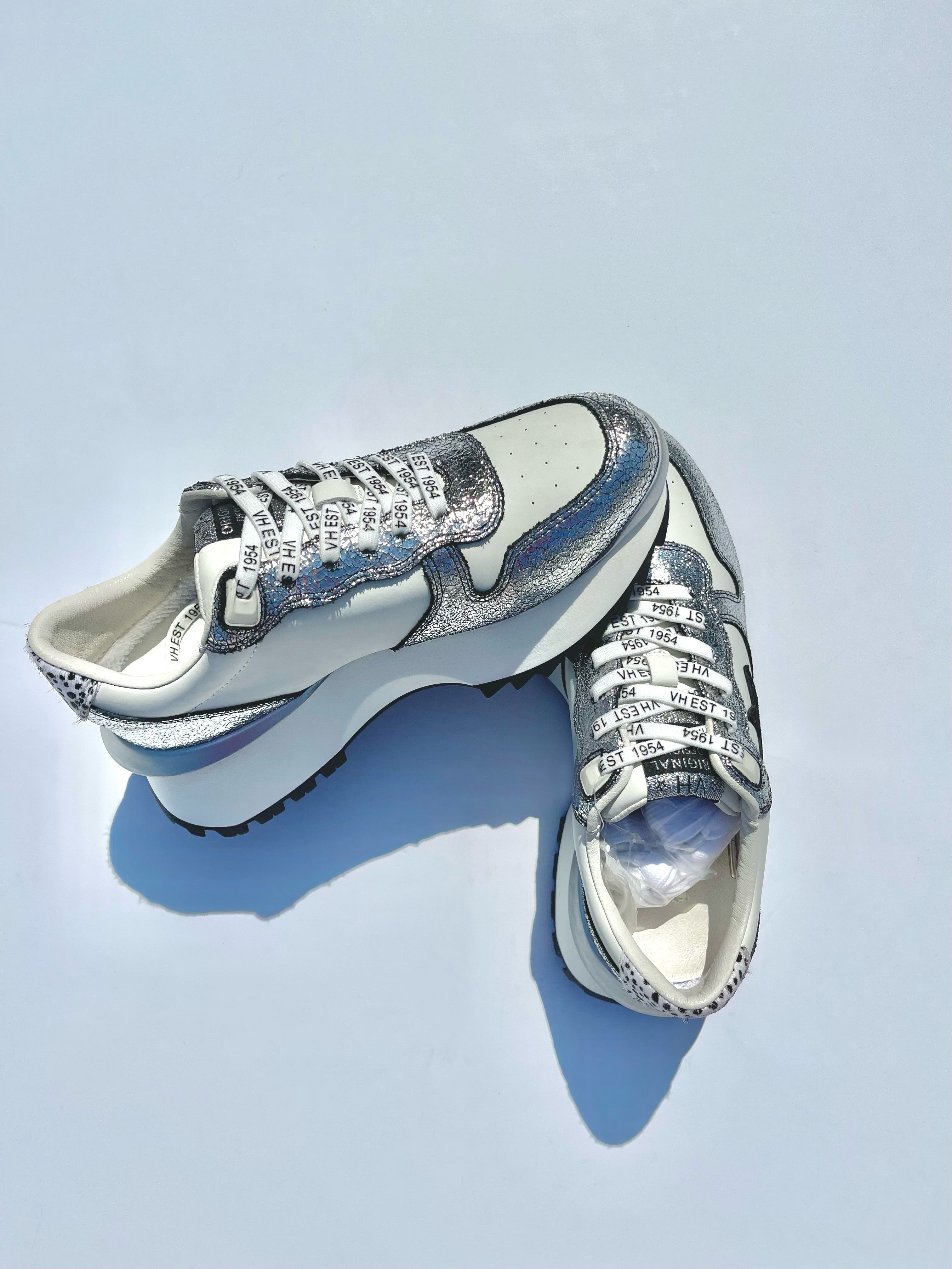 Silver Major Wedged Sneaker