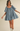 Denim Puff Sleeve Babydoll Romper