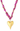 Jayci Bandana Heart Necklace