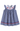 Gingham Flag Smocked Kids Bishop Dress