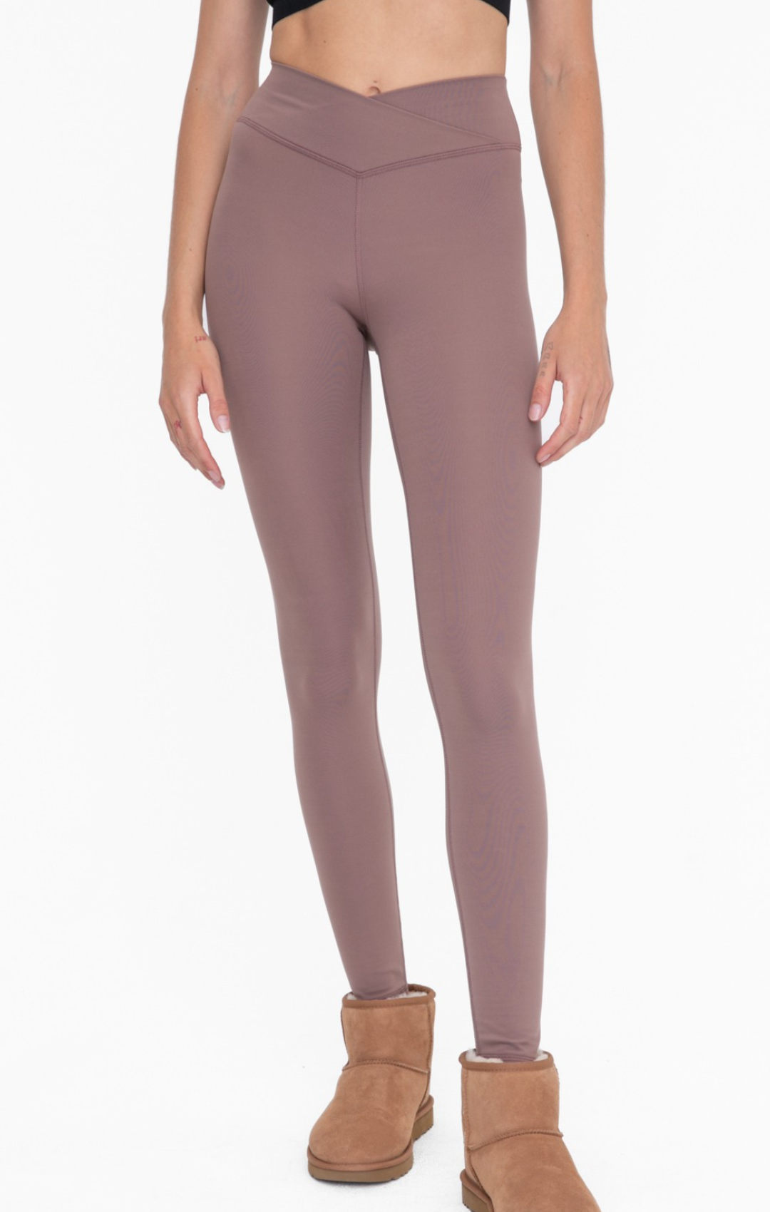 Venice Crossover Waist Leggings – Delta T Boutique