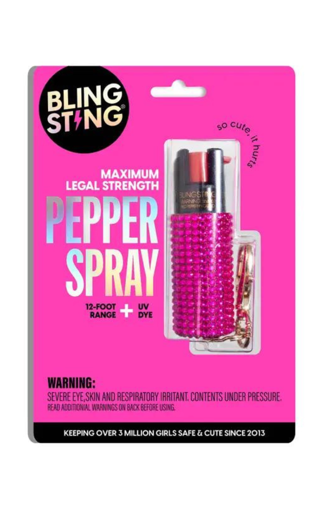 Bling Sting Rhinestone Pepper Spray