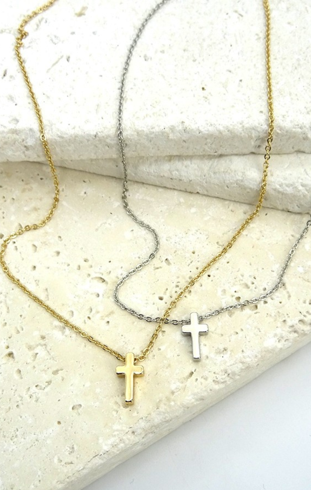 Classic Mini Cross Necklace