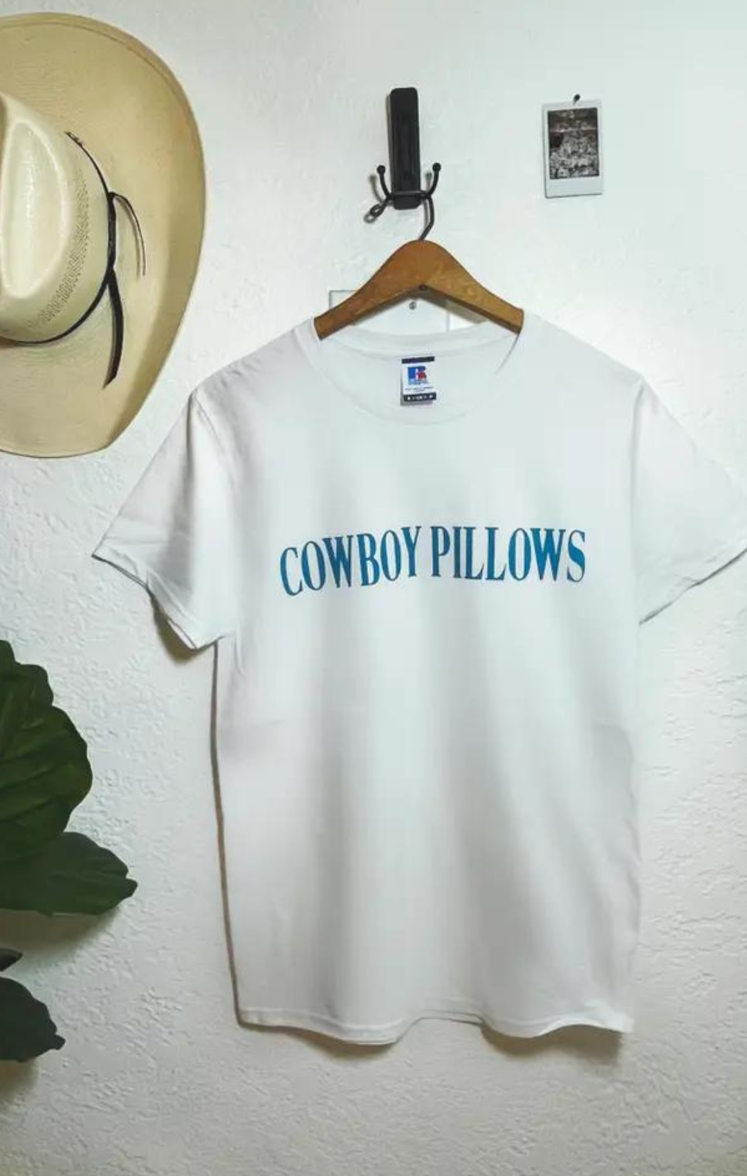 Turquoise Cowboy Pillows Tee