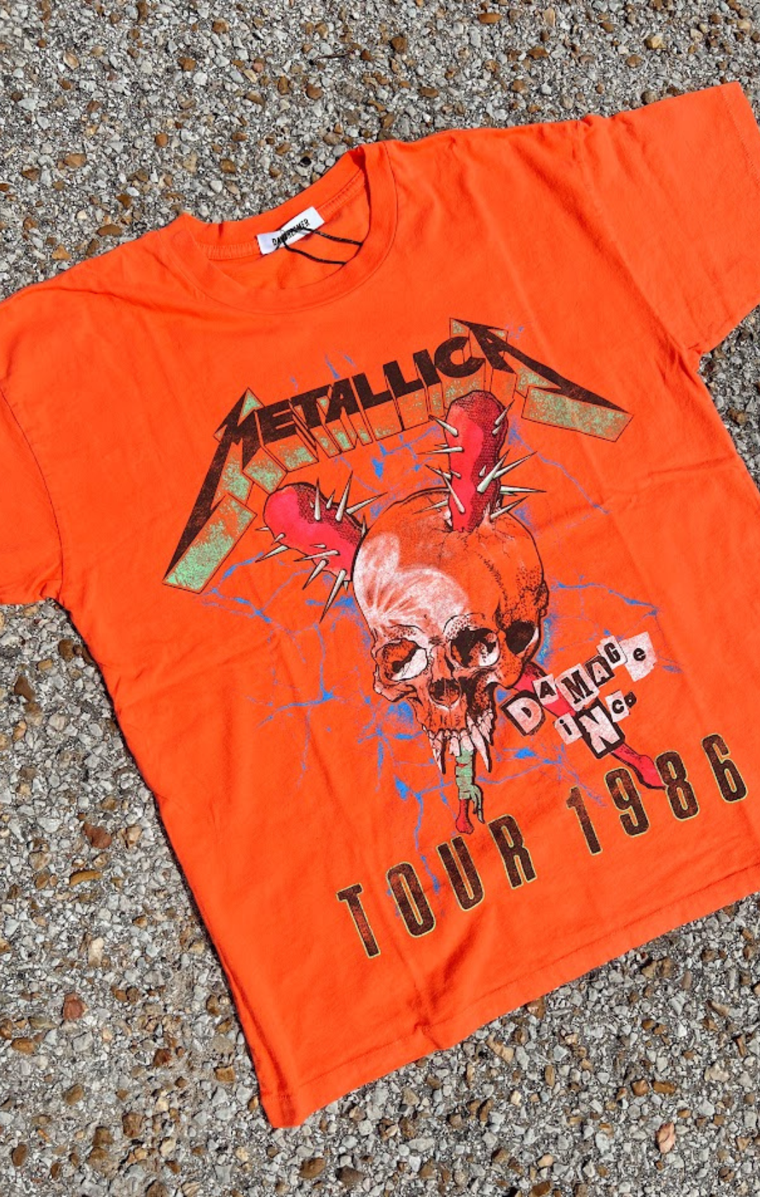 Metallica Damage Inc Tour 1986 Daydreamer Tee