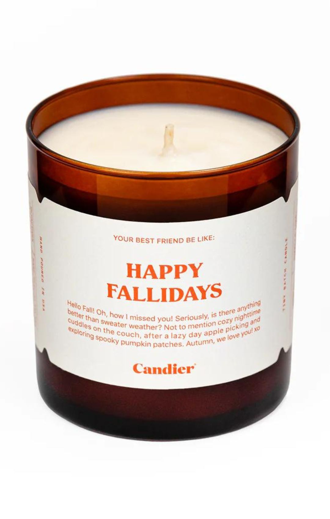 Candier Happy Fallidays Candle