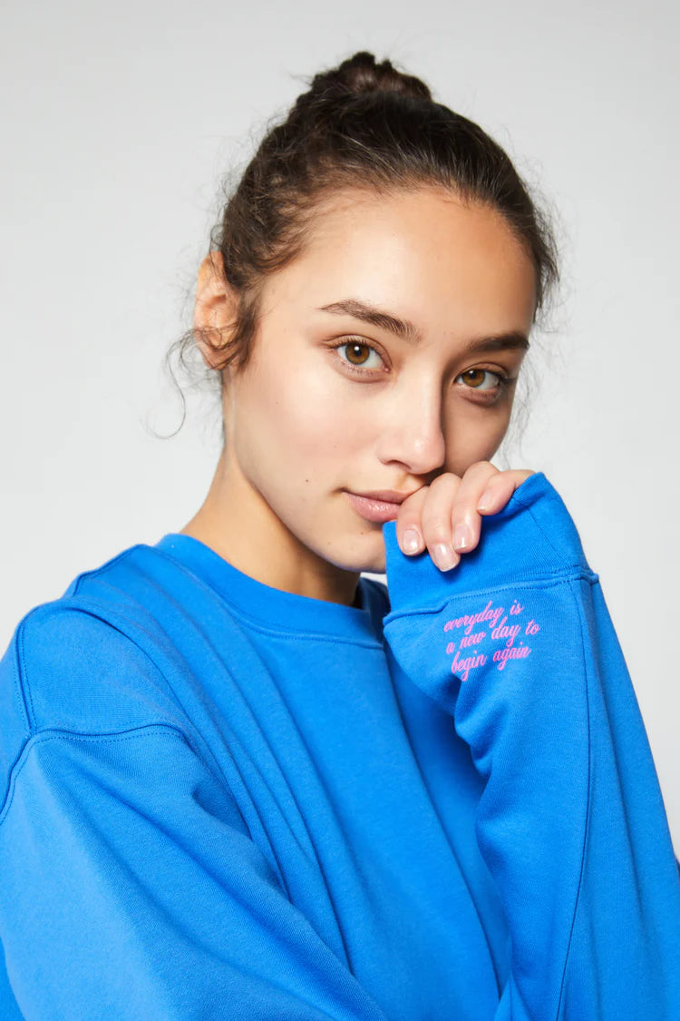 You Deserve To Be Happy Crewneck by Mayfair