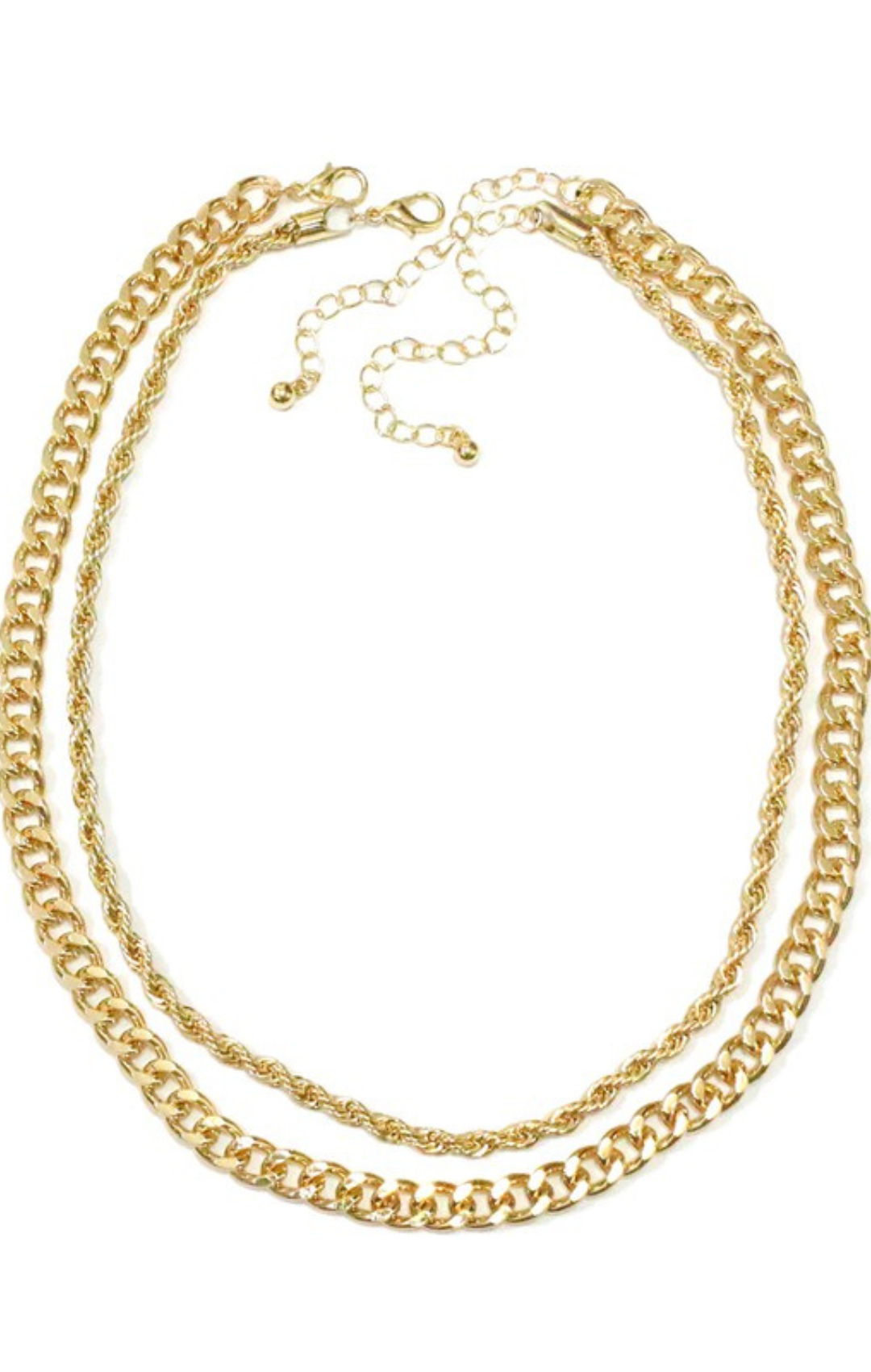 Twist and Chain Necklace